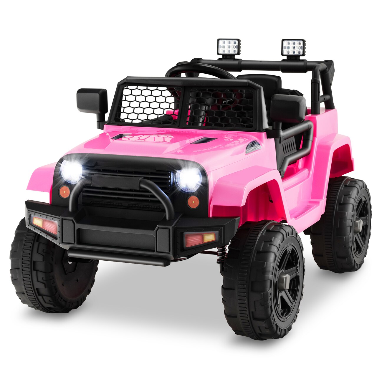 Costway 12V Kids Ride On Truck Car Electric Vehicle Remote w/ Music & Light